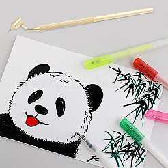 Aluminum Slanting Fine Line Paint Pen&nbsp;AJEW-WH0034-74