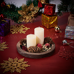 Flat Round Wooden Jewelry Trays&nbsp;AJEW-WH0314-643A