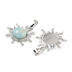 Natural Amazonite Pendants&nbsp;G-F786-08P-26