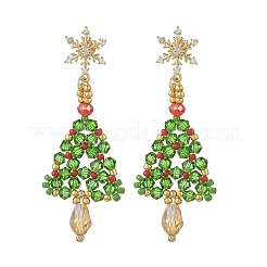Glass Dangle Earrings&nbsp;EJEW-MZ00803