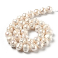 Natural Cultured Freshwater Pearl Beads Strands&nbsp;PEAR-L033-26-01