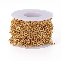 PVD Vacuum Plating 304 Stainless Steel Cable Chains&nbsp;CHS-F007-04G