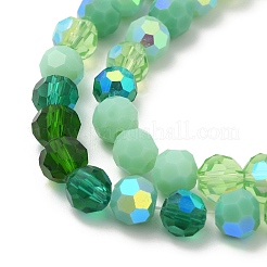 Electroplate Glass Beads Strands&nbsp;EGLA-P048-A05