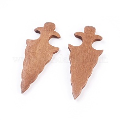 Poplar Wood Cabochons&nbsp;WOOD-G004-10