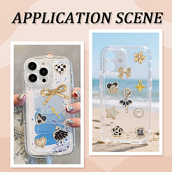 Plastic & ABS Plastic Imitation Pearl & Alloy Cabochons &  Alloy Pendants & Acrylic Beads Findings Kits&nbsp;DIY-SC0033-94
