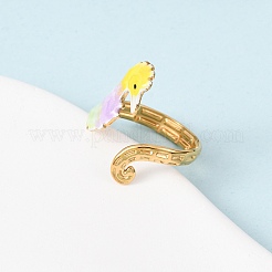 304 Stainless Steel Cuff Open Rings&nbsp;RJEW-C148-01A-G