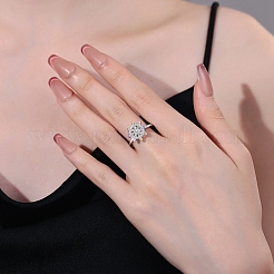 Helm Rotating Ring with Rhinestones&nbsp;PW-WG987BD-01