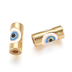 Brass Enamel Beads&nbsp;KK-L189-20G