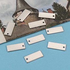 Tarnish Resistant 304 Stainless Steel Stamping Blank Tag Pendants&nbsp;STAS-S028-05