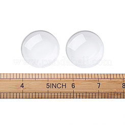 Transparent Glass Cabochons&nbsp;GGLA-CD0001-04