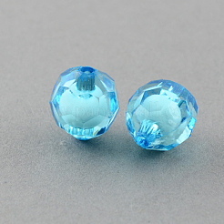 Transparent Acrylic Beads&nbsp;TACR-S113-10mm-M