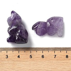 Natural Amethyst Carved Healing Figurines&nbsp;G-B062-04C