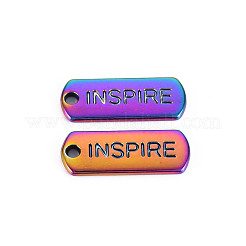 Rainbow Color Alloy Charms&nbsp;PALLOY-S180-233-NR