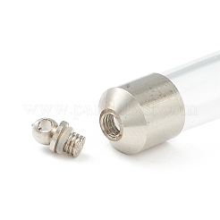 Transparent Glass Vial Pendant Normal Link Connectors&nbsp;GLAA-D004-01P-01