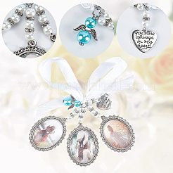 2Pcs Photo Pendant Decorations&nbsp;HJEW-BC0001-15