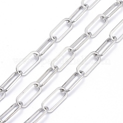 Tarnish Resistant 304 Stainless Steel Paperclip Chains&nbsp;CHS-F011-01A--P