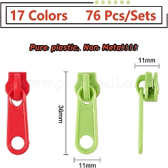 Plastic Zipper Slider&nbsp;KY-FG0001-06
