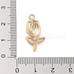 Golden Plated Alloy Enamel Pendants&nbsp;ENAM-L047-01G-04