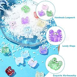 16Pcs 8 Colors Glass Beads Strands&nbsp;LAMP-CJ0002-06