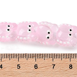 Transparent Glass Beads Strands&nbsp;LAMP-L078-010F