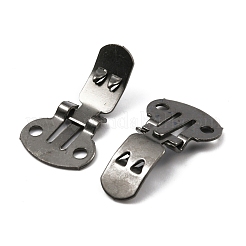 Iron Flat Blank Shoe Clips&nbsp;IFIN-WH0072-01C-B