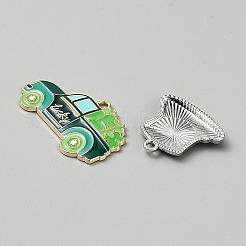 12Pcs Saint Patrick's Day Alloy Enamel Pendants&nbsp;ENAM-WH0065-98