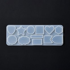 DIY Flower & Flag & Geometric Geometric Shape Cabochon Silicone Molds&nbsp;DIY-G067-06B