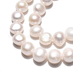 Natural Cultured Freshwater Pearl Beads Strands&nbsp;PEAR-N027-06B