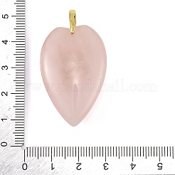 Natural Rose Quartz Pendants&nbsp;G-G470-01G-07