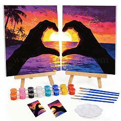 2Pcs Wooden Drawing Easels&nbsp;AJEW-GW0001-11