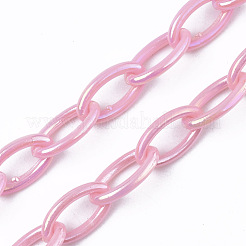 Acrylic Opaque Cable Chains&nbsp;X-PACR-N009-001H