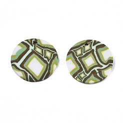 Handmade Polymer Clay Pendants&nbsp;CLAY-N010-048B