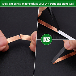 Copper Foil Tapes with Adhesive Back&nbsp;AJEW-WH0348-409A
