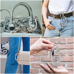 Zinc Alloy Key Clasps&nbsp;FIND-WH20026-009P