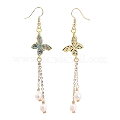 Butterfly Brass Micro Pave Cubic Zirconia Jewelry Set&nbsp;SJEW-JS01124