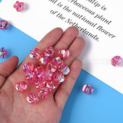 1-Hole Transparent Acrylic Buttons&nbsp;MACR-S373-129-C01