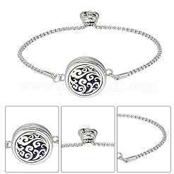 1Pc Stainless Steel Open Cuff Bangles&nbsp;BJEW-SC0001-55A