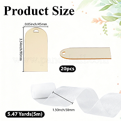 20Pcs Acrylic Wedding Seat Label&nbsp;AJEW-BM0001-24C
