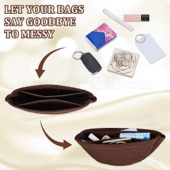 Wool Felt Purse Organizer Insert&nbsp;FIND-WH0128-74A-01