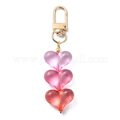 Transparent Acrylic Heart Pendant Keychain&nbsp;KEYC-TA00014