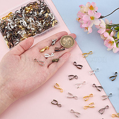 180Pcs 6 Colors Brass Pinch Bails&nbsp;KK-ME0002-26