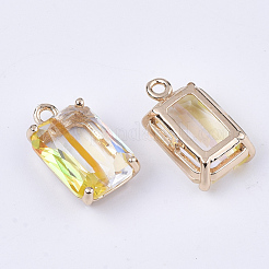 Transparent Glass Pendants&nbsp;GLAA-T007-20E