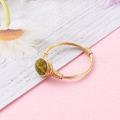 Natural & Synthetic Gemstone Finger Rings&nbsp;RJEW-JR00347
