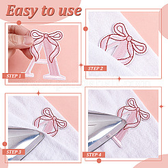 31Pcs 2 Styles Bowknot Computerized Embroidery Cloth Patches&nbsp;PATC-GA0001-96