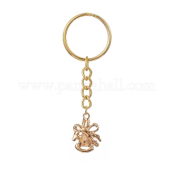 Christmas Bell Alloy Enamel Pendant Keychains&nbsp;KEYC-JKC00455