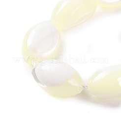 Natural Trochus Shell Oval Beads Strands&nbsp;BSHE-S304-07A