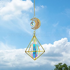 Metal Moon Hanging Ornaments&nbsp;PW-WG54248-01