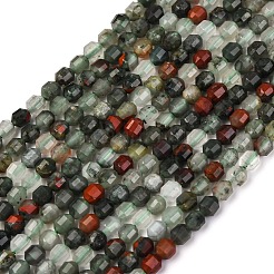 Natural African Bloodstone Beads Strands&nbsp;G-A260-A38-01