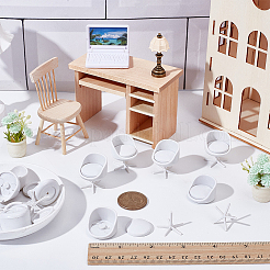 ABS Plastic Chair Micro Landscape Dollhouse Accessories&nbsp;DJEW-WH0039-127