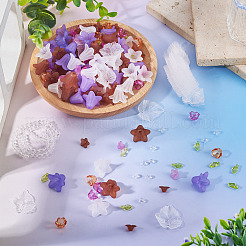 360Pcs 9 Styles Transparent Acrylic Beads&nbsp;MACR-TA0002-73
